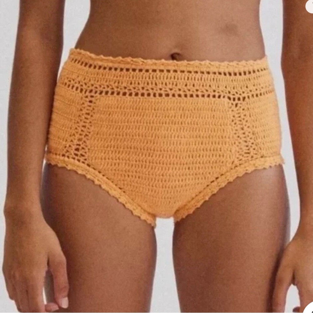 She Made Me Crochet Bottoms Orange